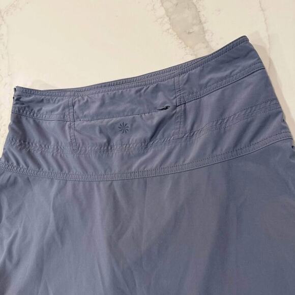 Athleta Everyday Skort Skirt Womens 10 Purple/Gray Zipper Side Tennis Activewear - Picture 6 of 10